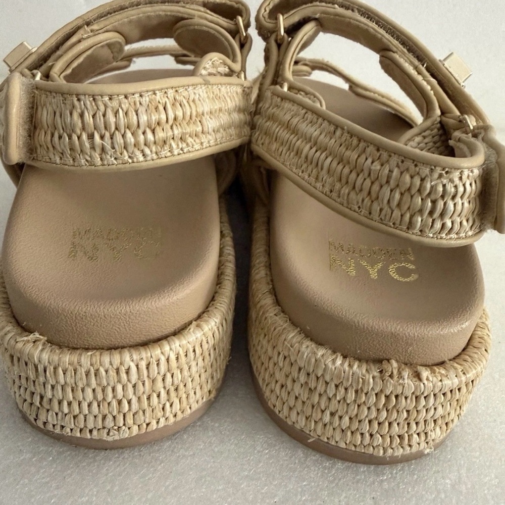 Madden NYC Beige Braided Espadrille Platform Sandal - Picture 4 of 11